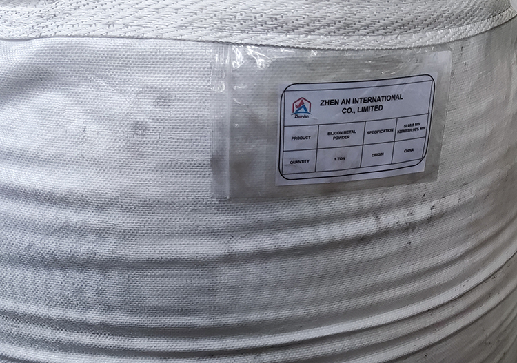 Silicia Metala Pulvoro Si 97-99%
